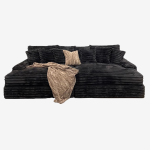Dark Sharpei Compressed Sofa