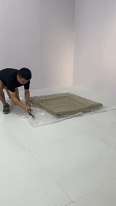 The Teddy Compressed Sofa Bed is very easy to install
