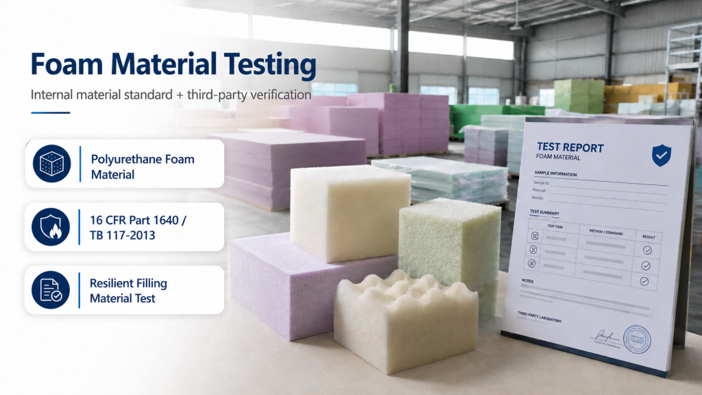 Compressed Sofa Foam Material Testing